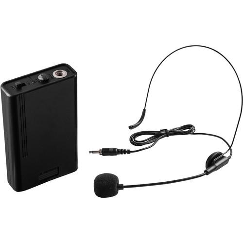 Oklahoma Sound LWM-7 Wireless Body-Pack Microphone Transmitter and Head-Worn Microphone for Wireless Ready Oklahoma Sound Lecterns