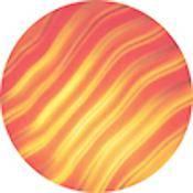 Rosco Colorwave Effects Color Glass Gobo - #33001 - Red Waves