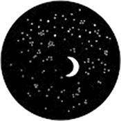 Rosco Nightsky Standard Steel Gobo 79001 Size