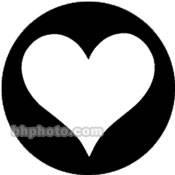 Rosco Stainless Steel Gobo #77943 - Heart - Size M 66mm