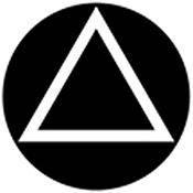 Rosco Standard Black and White Glass Spectrum Gobo #81117 Triangle Outline