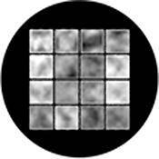 Rosco Standard Black and White Glass Spectrum Gobo #81138 Shadow Blocks
