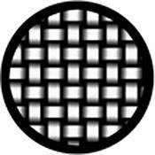 Rosco Standard Black and White Glass Spectrum Gobo #81139 Woven Stainless