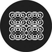 Rosco Standard Black and White Glass Spectrum Gobo #81142 Hexed