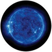 Rosco Standard Color Glass Spectrum Gobo #86671 Blue Corona