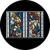 Rosco Standard Color Glass Spectrum Gobo #86674 Nativity Stained Glass