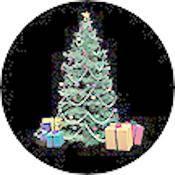 Rosco Standard Color Glass Spectrum Gobo #86706 Tree & Presents