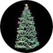 Rosco Standard Color Glass Spectrum Gobo #86707 Decorated Tree