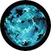 Rosco Standard Color Glass Spectrum Gobo #86729 Aquatic Mix