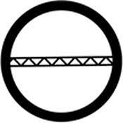 Rosco Standard Steel Gobo #78463B Truss Line