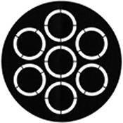 Rosco Standard Steel Gobo #78475B Rotating Apertures
