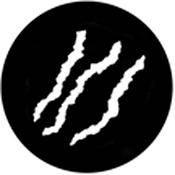 Rosco Standard Steel Gobo #78483B Gouged