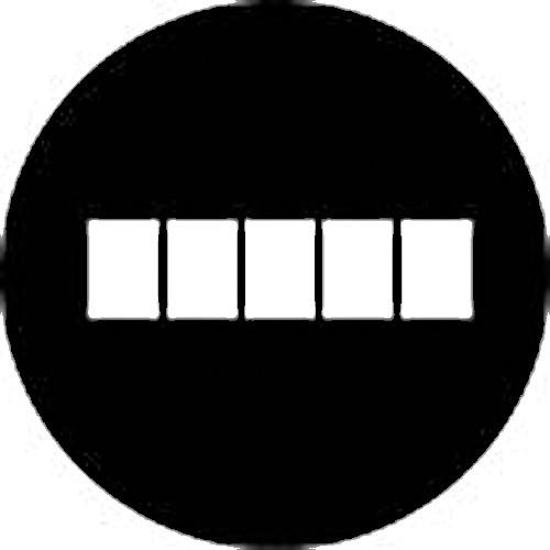 Rosco Standard Steel Gobo #78490B Window Line