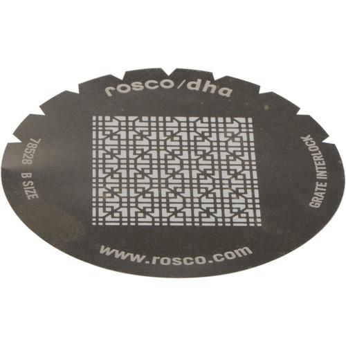 Rosco Standard Steel Gobo #78528B Grate Interlock
