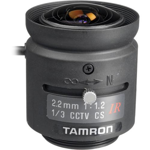 Tamron 13FG22IRSQ 1 3" 2.2mm F 1.2 Compact CS-Mount Lens with Auto Iris DC, Focus Lock