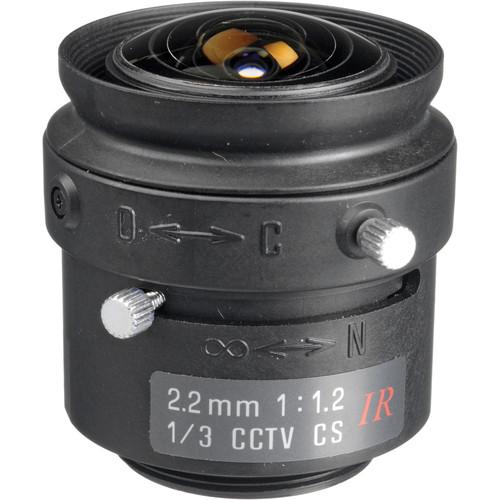 Tamron 13FM22IR 1 3" 2.2mm F 1.2 Compact CS-Mount Lens with Ring Lock