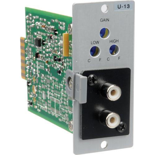 Toa Electronics U-13R - Unbalanced Line Input Module with High Low Cut Filters and Mute-Receive for 900 Series