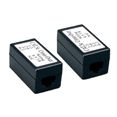 Comprehensive Cat 5e Jack-to-Jack Crossover Inline Coupler Black
