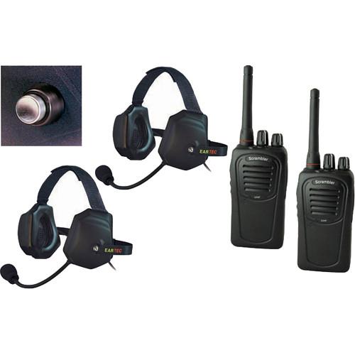 Eartec 2-User SC-1000 Two-Way Radio with XTreme Shell Mount PTT Headsets