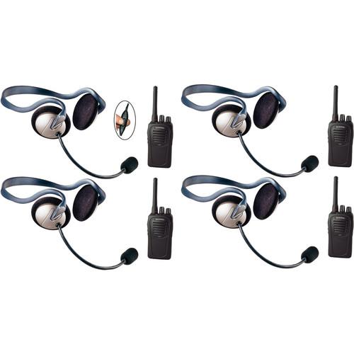 Eartec 4-User SC-1000 Two-Way Radio System
