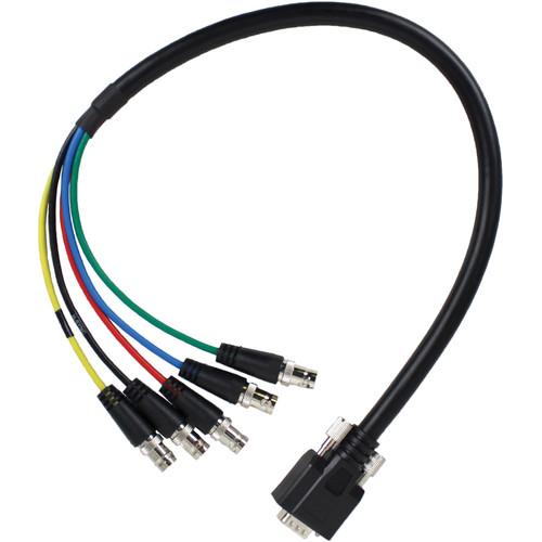 FSR CSHD5BMF2 HD-15 to 5 BNC Interface Cable - High Density, 2 Feet