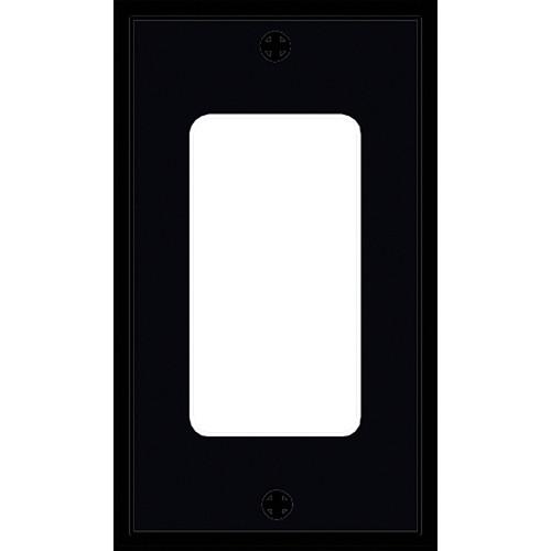 FSR SS-DPLT1-BLK Decora Wall Plate