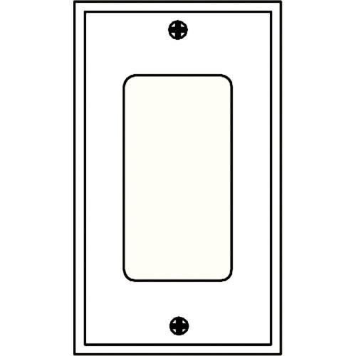FSR SS-DPLT1-WHT Decora Wall Plate