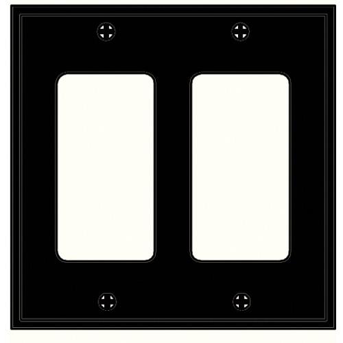 FSR SS-DPLT2-BLK Decora Wall Plate
