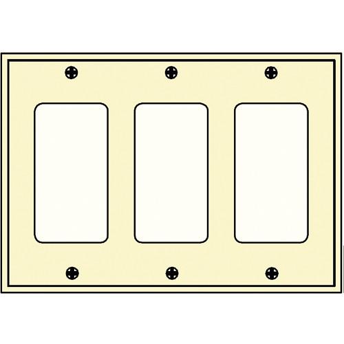 FSR SS-DPLT3-IVO Decora Wall Plate