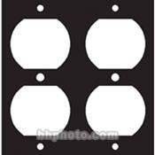 Middle Atlantic Duplex Receptacle Punchout DUP2