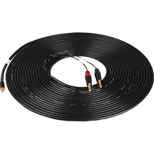 Sescom SES-IPOD-QTRM50 3.5mm Stereo to Dual 1 4" Mono Audio Cable