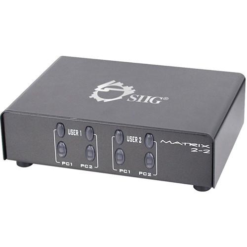 SIIG 2x2 VGA & Audio Matrix Switch