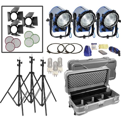 ARRI T1 Fresnel 1000W 3-Light Kit