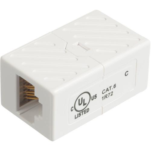 Comprehensive Cat 6 Jack-to-Jack Inline Coupler White