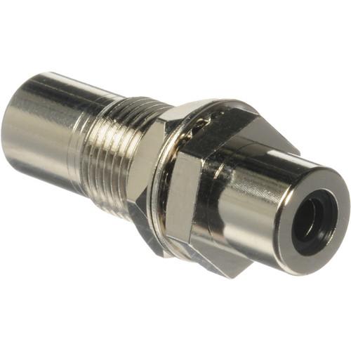 Comprehensive RCA Jack to Jack Barrel Chassis Mount Adapter - Black