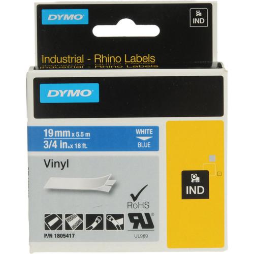 Dymo Rhino 3 4" Blue Vinyl Labels