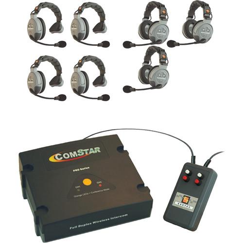 Eartec XT-Plus Com-Center with Interface and 7 COMSTAR Headsets