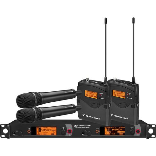 Sennheiser 2000 Series Dual Combo Wireless Microphone System