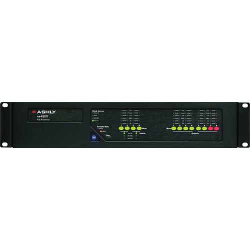 Ashly ne4800MS - Network Enabled Digital Signal Processor with Mic Input and AES Output Options