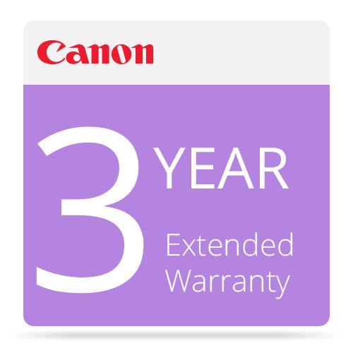 Canon 3-Year Extended Warranty, Canon, 3-Year, Extended, Warranty