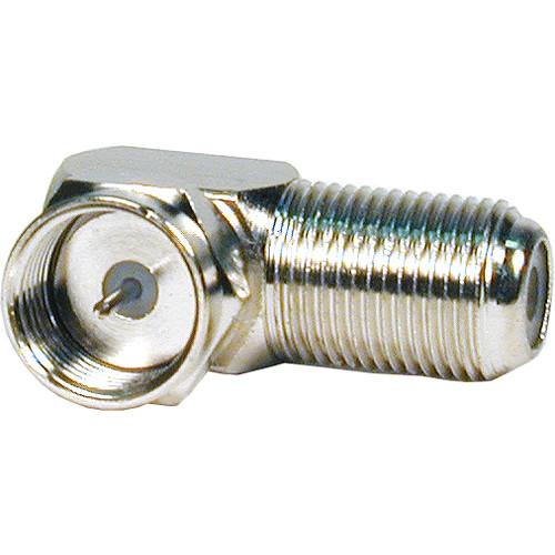 Comprehensive "F" Jack to Plug Right Angle Screw-On Video Adapter
