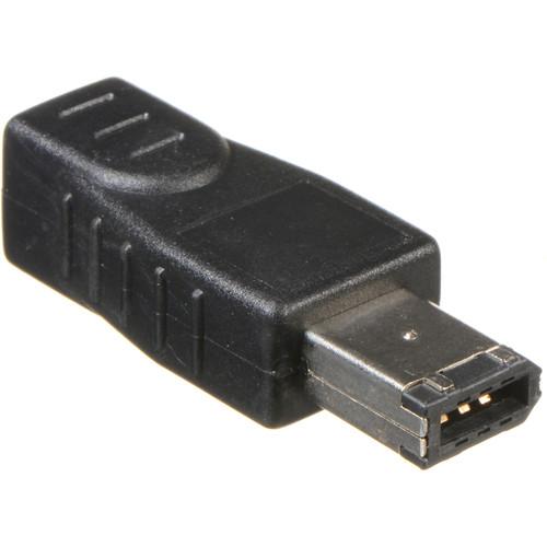 Comprehensive IEEE 1394 4-Pin Jack to 6-Pin Plug Adapter