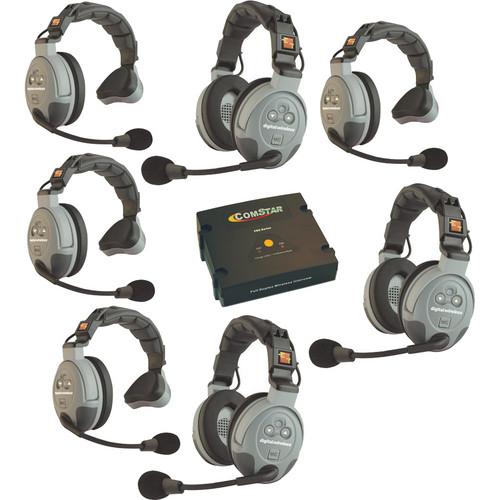 Eartec COMSTAR XT-7 7-User Full Duplex Wireless Intercom System