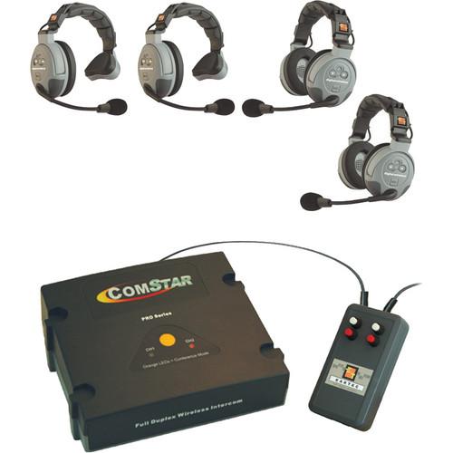 Eartec XT-Plus Com-Center with Interface and 4 COMSTAR Headsets