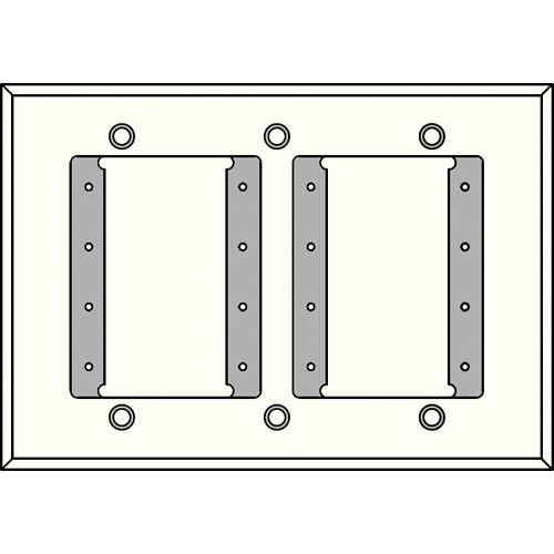FSR IPS-WP1T-WHT 3 Gang Wall Plate