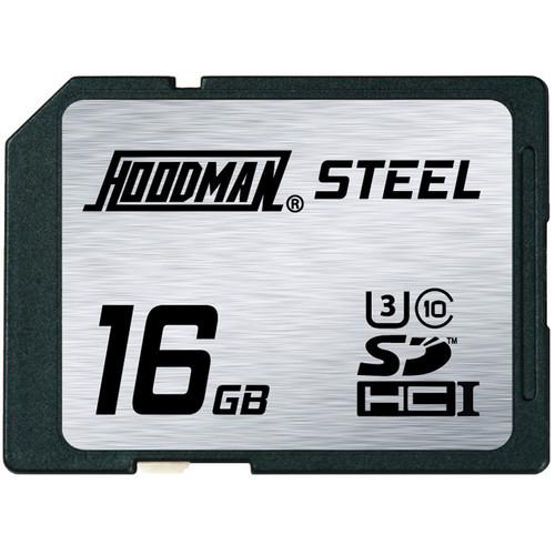 Hoodman 16GB SDHC Memory Card RAW STEEL Class 10 UHS-1