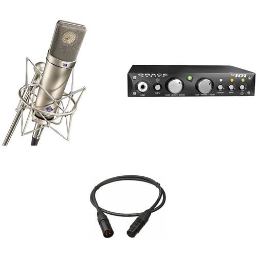 Neumann U 87 Ai Microphone Grace Design Preamp Bundle