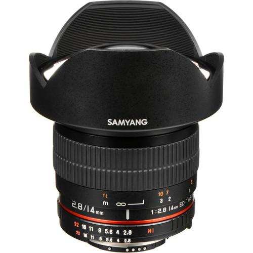 Samyang 14mm f 2.8 ED AS IF UMC Lens for Nikon F
