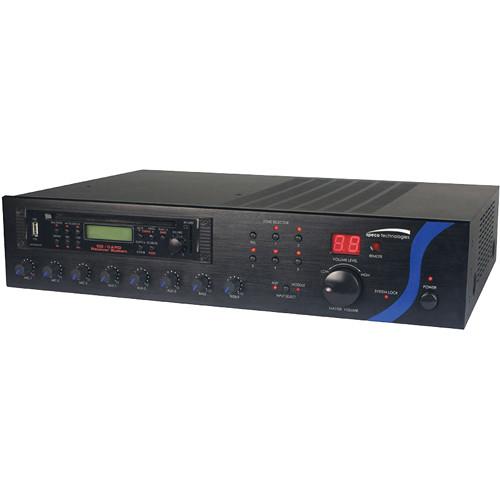 Speco Technologies PBM60AU - 60W RMS P.A. Amplifier With USB CD Player and AM FM Tuner