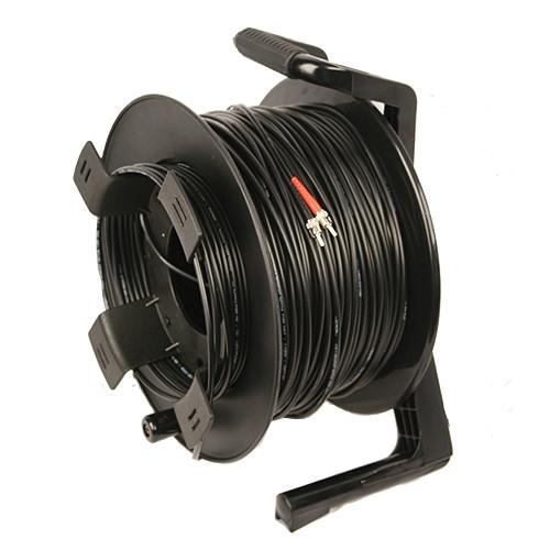 Tactical Fiber Systems DuraTAC Armored SM Tactical Fiber Cable & Reel with 2 ST Connectors
